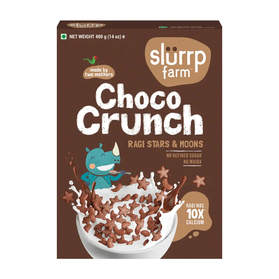 Slurrp Farm Choco Crunch Cereal Ragi Stars Moon Front